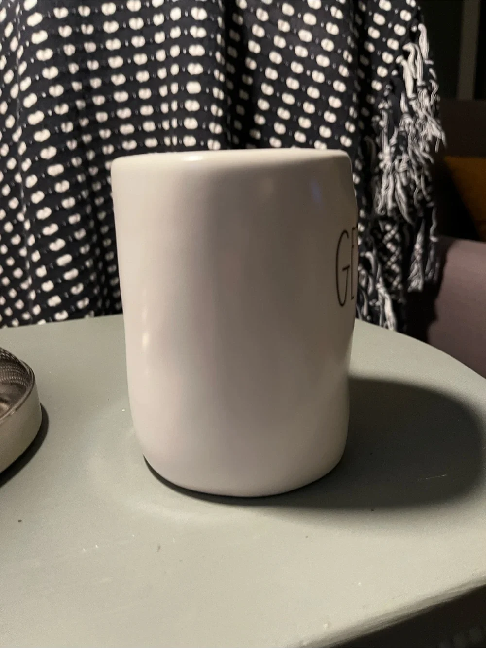 Getting Fit White Ceramic Mug - Rae Dunn